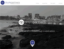 Tablet Screenshot of doylepartners.com.au